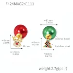 Red And Green Colorful Beads