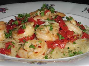 Shrimp in Buttery Garlic Sauce