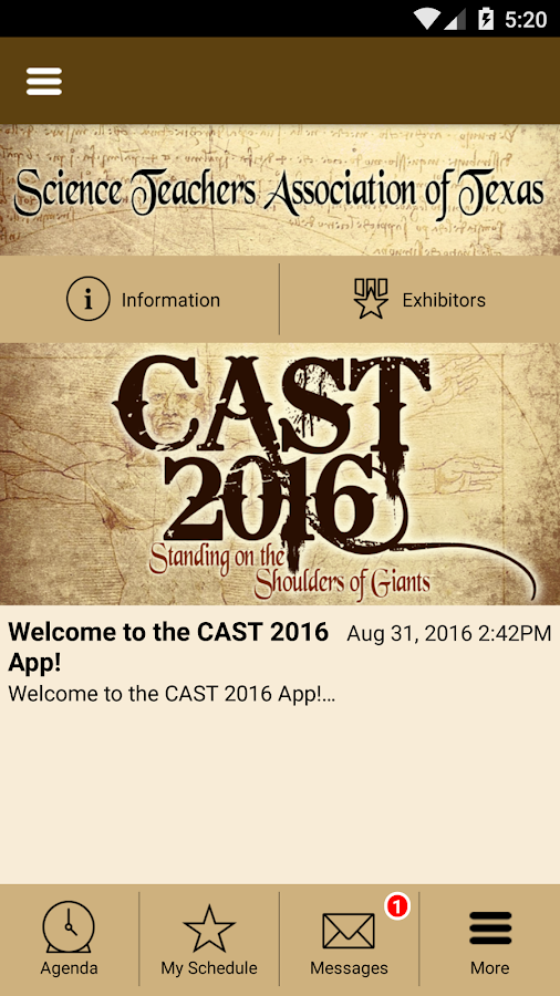 CAST 2016 Screen 3