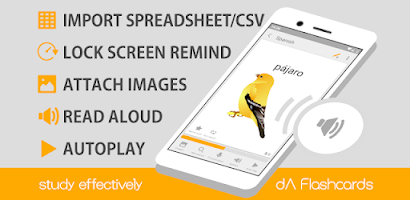 dA Flashcards Screenshot