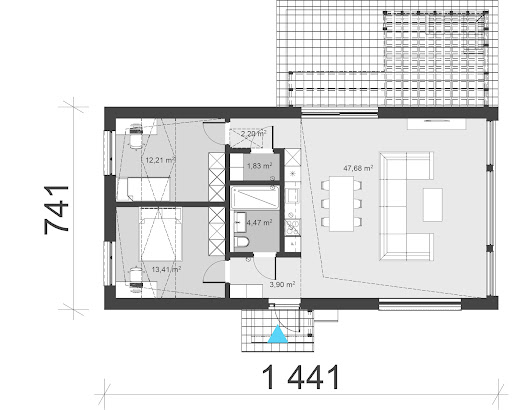 UA340 - Rzut parteru