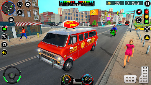 Screenshot Pizza Delivery Game: Car Games