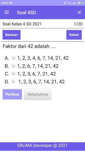 SOAL KELAS 4 SD 2021 Offline