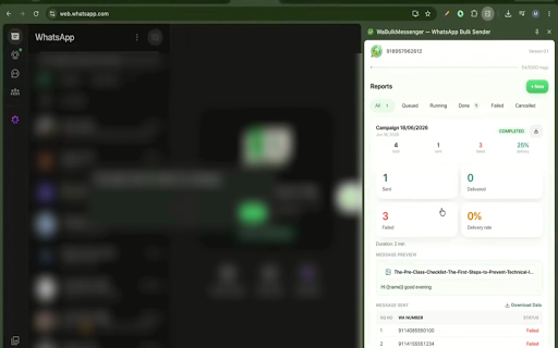 WaBulkMessenger — WhatsApp Bulk Sender screenshot 6