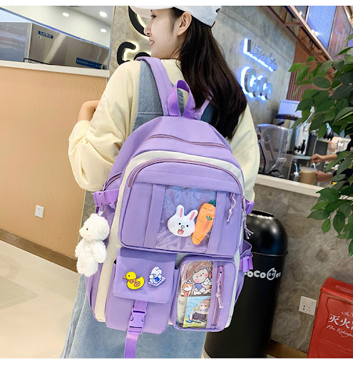Title 33, Five-piece Lightweight Student Large Capacity B...