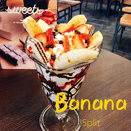 Banana Split Ice Cream