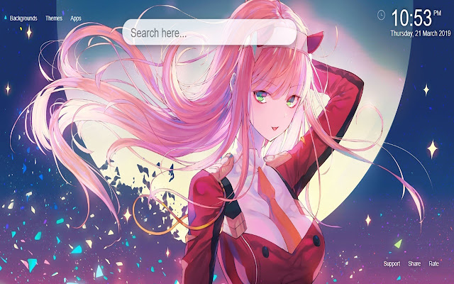 FranXX Wallpapers HD புதிய தாவலில் டார்லிங்