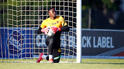 Bruce Bvuma G/K of Kaizer Chiefs during the DStv Premiership 2020/21 game between Maritzburg United and Kaizer Chiefs at Harry Gwala Stadium in Pietermaritzburg on 10 March 2021.