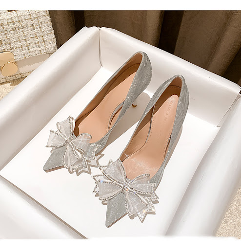 Title 9, Stiletto Butterfly Pointed Toe French Shoes. Ex...