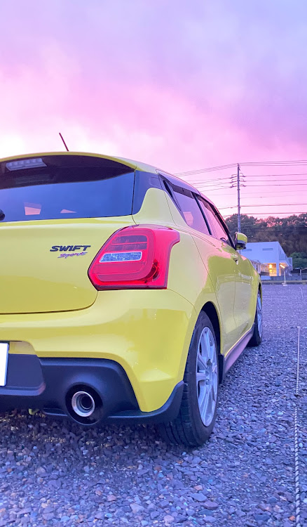 スイフトスポーツの映え・夕日と愛車・無加工スマホ撮りに関するカスタム事例の投稿画像4枚目