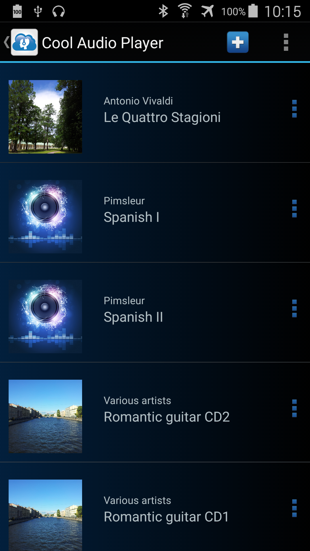 Android application Cool Audio Player screenshort