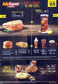 McDonald's menu 6