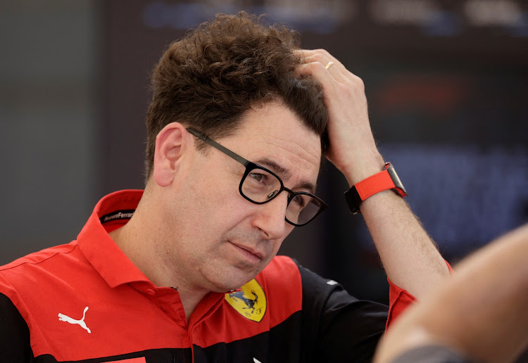 Ferrari F1 boss Binotto. Picture: REUTERS