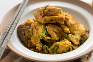 Egg and Fresh Pepper Stir fry