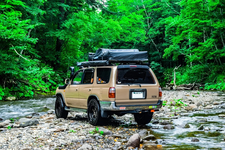 ハイラックスサーフのオーバーランドスタイル・ドライブ・念願の・川遊びでリフレッシュに関するカスタム事例の投稿画像1枚目
