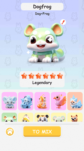 Screenshot Fusion Frenzy: AI Merge Animal