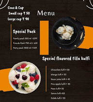 New Mohan Fruit Ice Cream menu 2