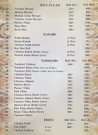 Haji Dessert Zone menu 1