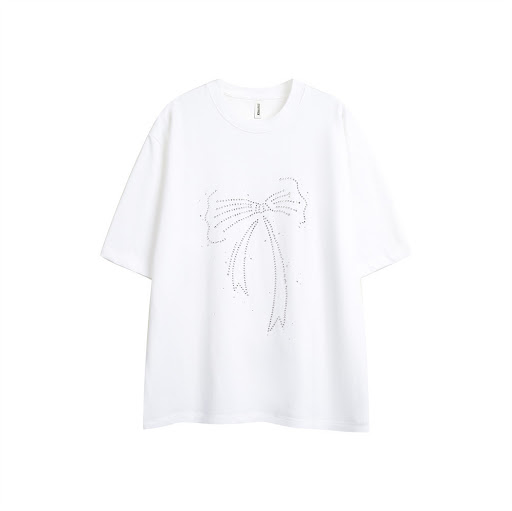 Title 13, Mens Bow Rhinestone Short Sleeve Top, a stylis...