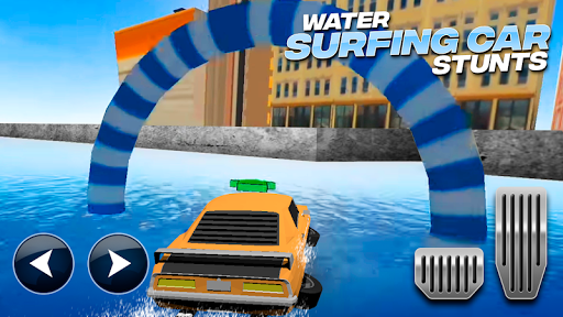 Water Surfing Car Stunts