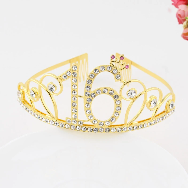 Coiffe Alphabet Diamant Créatif Accessoires Cheveux Anniversaire Créez une Coiffure Éclatante et Personnalisée pour Votre Célébration