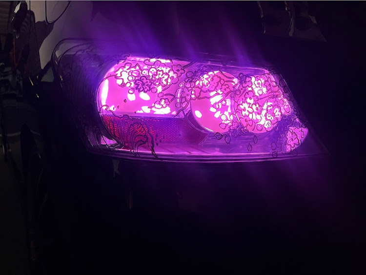 bBのDIY・自作テール・桜・和柄に関するカスタム事例の投稿画像2枚目