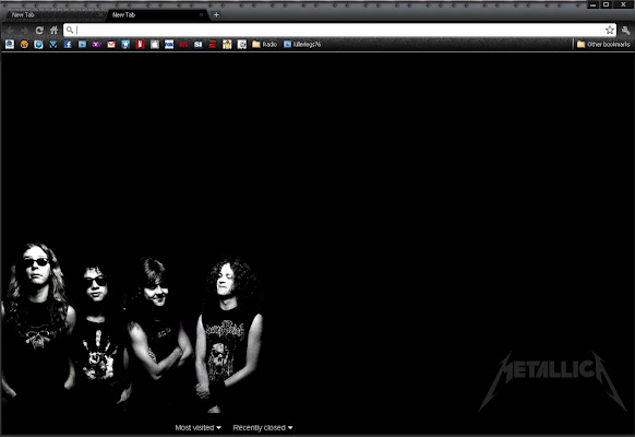 Metallica 86 chrome extension