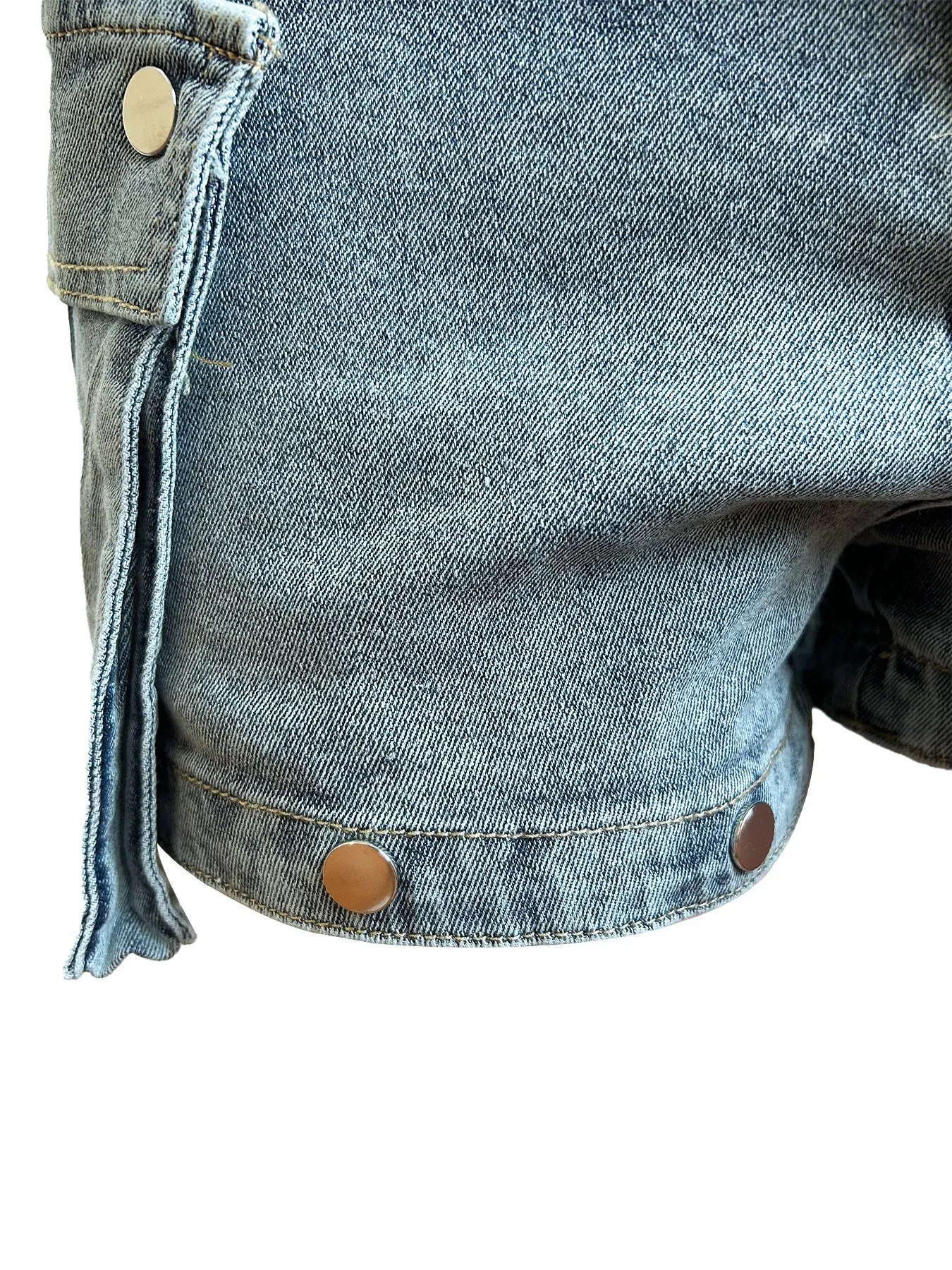 Title 23, Dames stretch denim shorts en broek met afneemb...