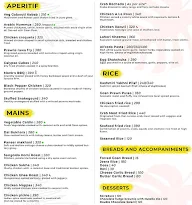 Kismoor Sangolda menu 2
