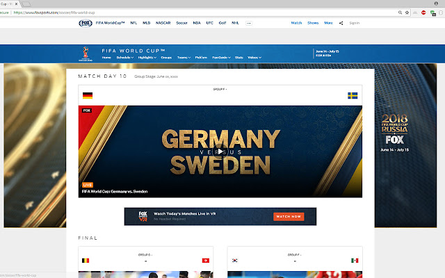 2018 FIFA World Cup Score Hider chrome extension