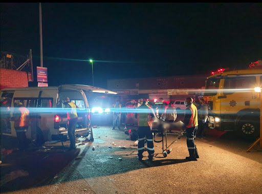 One person was killed and 14 injured in a taxi crash in Durban on Thursday night.