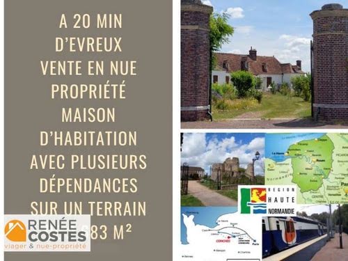 Vente viager 6 pièces 120 m² à Evreux (27000), 170 238 €