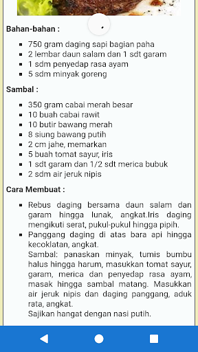 Aneka Resep Olahan Daging Sapi Lengkap Offline