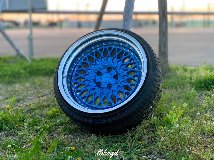 スカイラインのworkwheels・work・ホイール・グランシーカー・青に関するカスタム事例の投稿画像1枚目