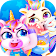 Unicorn Rainbow Baby Pony Twins  icon