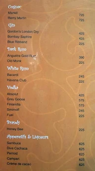 Zanzibar - The Central Park Hotel menu 3