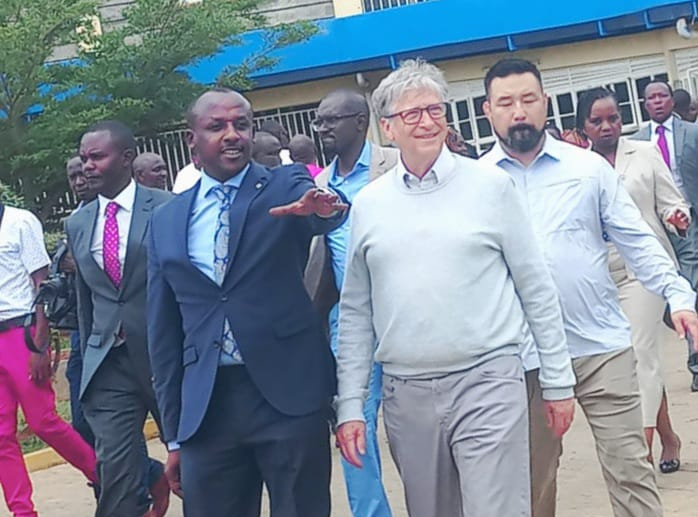 American businessman Bill Gates and Makueni Governor Mutula Kilonzo Jnr