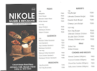 Nikole Bakers And Ristorante menu 1