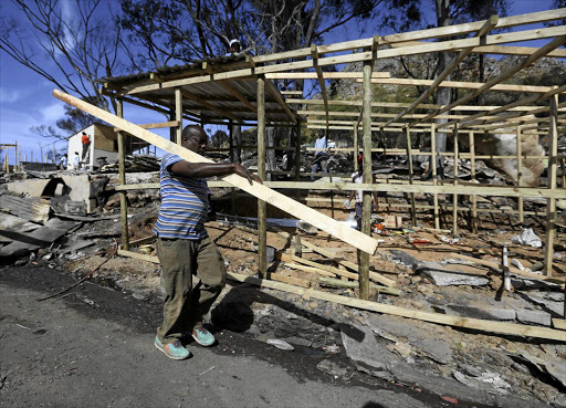 Large parts of Imizamo Yethuwas destroyed in a massive fire in March 2016.