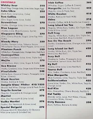 Cafe Jazz menu 1