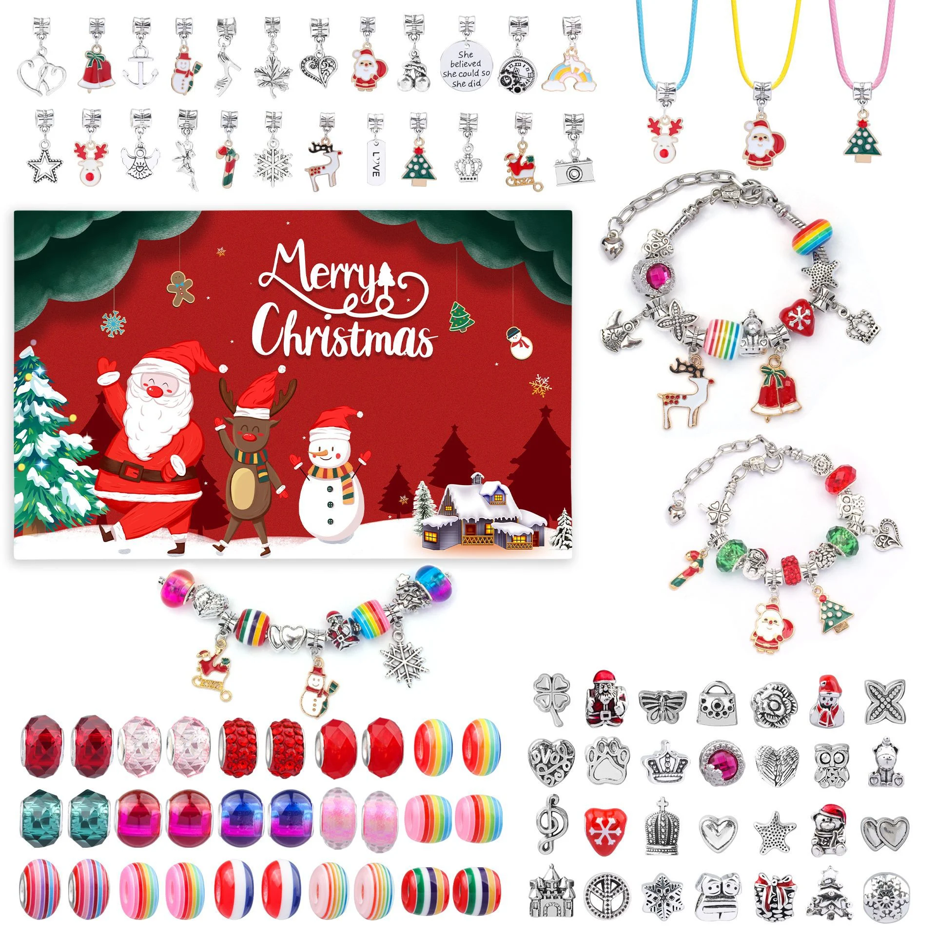 Title 6, Coffret cadeau bracelet perlé DIY Père Noël fai...