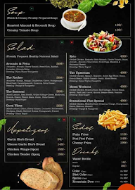 Sensational Plat menu 1