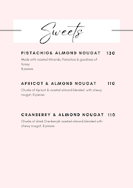 Sweet Delight menu 1