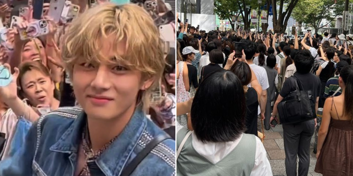 BTS' V makes appearance at a CELINE event in Japan, video goes viral on  social media