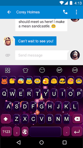 Glare -Love Emoji Keyboard