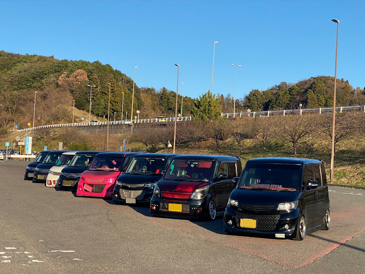 パレットのいつもイイネ&コメントありがとうございます🙇‍♂️・低い様に見えて全く低く無い車・パレット 、ルークス、オフ会に関するカスタム事例の投稿画像4枚目