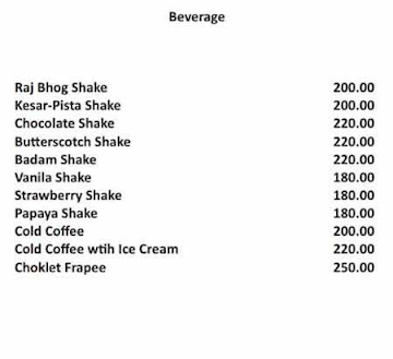 Cake N Company menu 