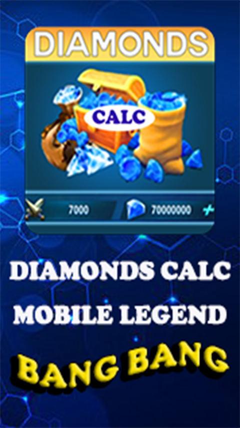 Diamonds Calc for Mobile Legend bang bang Freeのおすすめ画像1