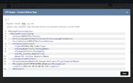 SAP CPI Helper