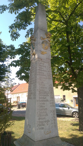 Postsäule Mühlberg